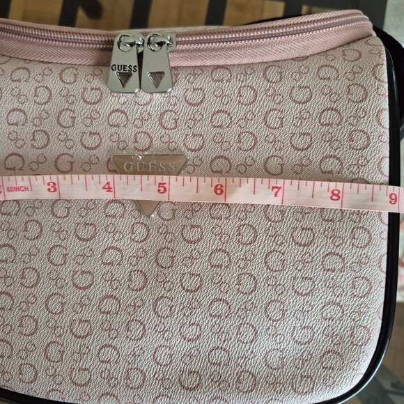Guess Insulated Lunch Bag Junction Travel Signature Logo, light rose NWT - Picture 6 of 8